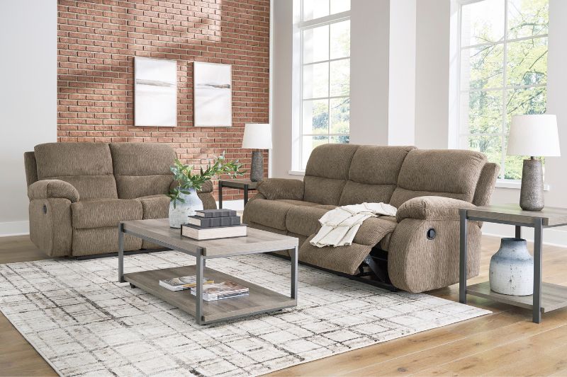 SALA RECLINABLE SCRANTO OAK - SOFA Y LOVESEAT