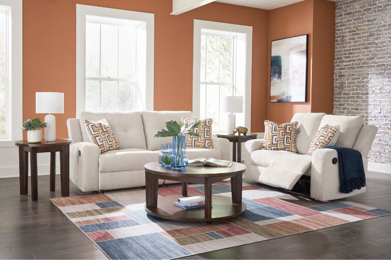 SALA RECLINABLE DANUM STONE SOFA Y LOVESEAT