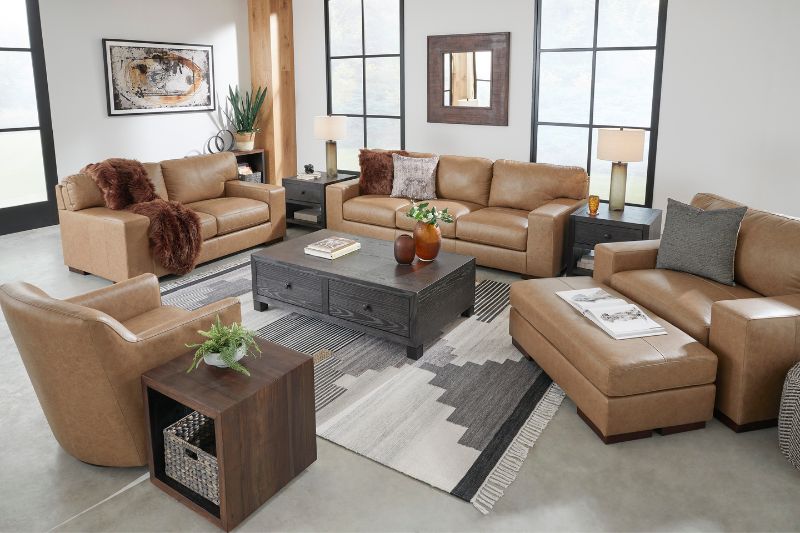 SALA LOMBARDIA SOFÁ Y LOVESEAT, INCLUYE OTTOMAN