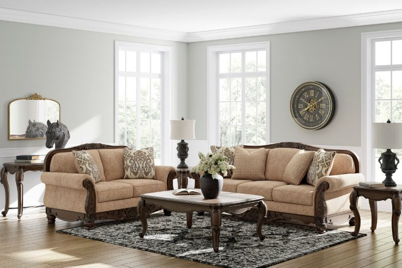 SALA STANMORE GOLDEN SOFÁ Y LOVESEAT