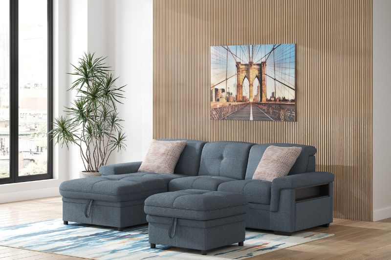 SOFA CHAISE RUFFNER